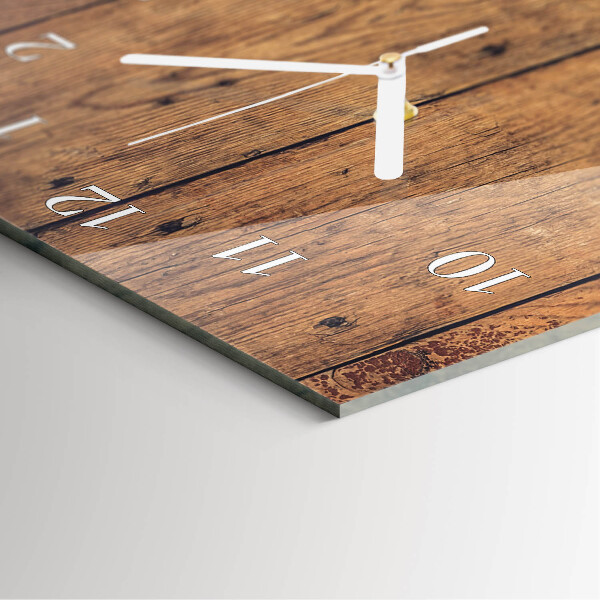 Horloge rectangulaire verticale Bois