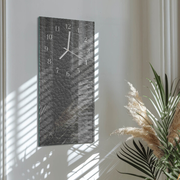 Horloge rectangulaire verticale Fourrure