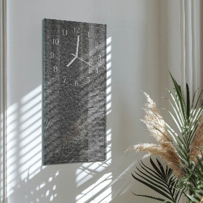 Horloge rectangulaire verticale Fourrure
