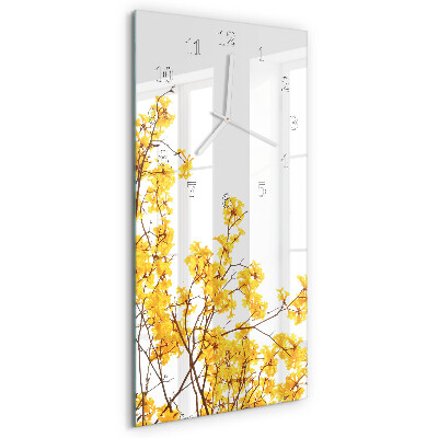 Horloge rectangulaire verticale Arbre