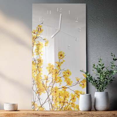 Horloge rectangulaire verticale Arbre