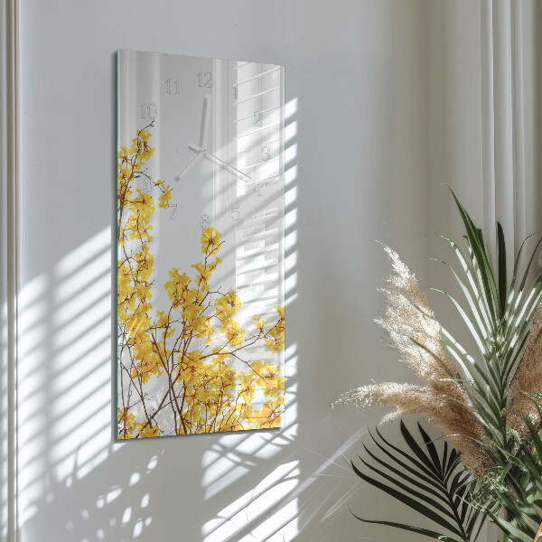 Horloge rectangulaire verticale Arbre