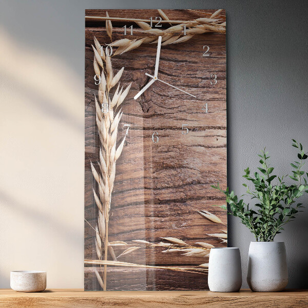 Horloge rectangulaire verticale Table à grains