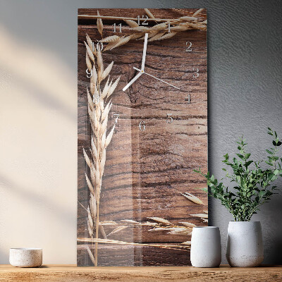 Horloge rectangulaire verticale Table à grains