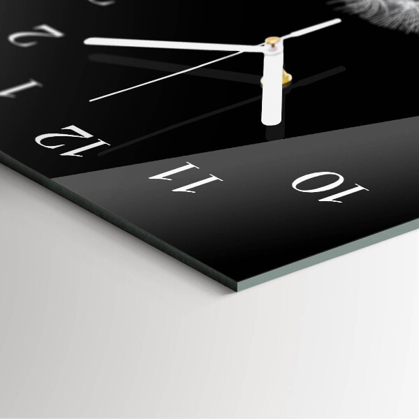 Horloge rectangulaire verticale Pissenlit