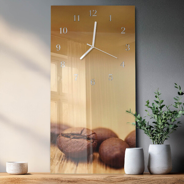 Horloge rectangulaire verticale Haricots