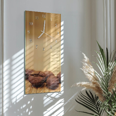 Horloge rectangulaire verticale Haricots
