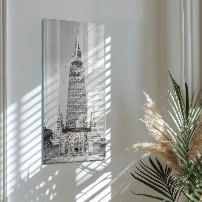 Horloge rectangulaire verticale Perspectives