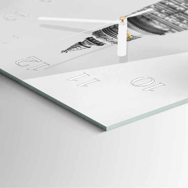 Horloge rectangulaire verticale Perspectives