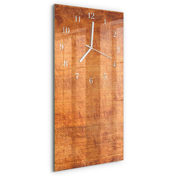 Horloge rectangulaire verticale Planches de bois