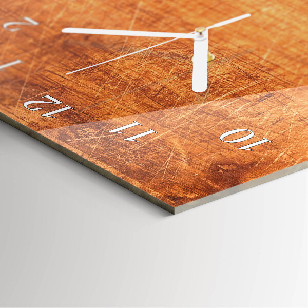 Horloge rectangulaire verticale Planches de bois