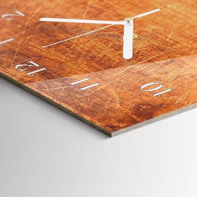 Horloge rectangulaire verticale Planches de bois