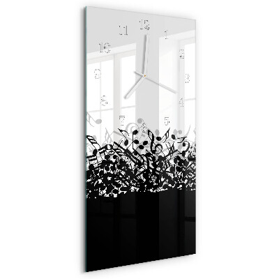 Horloge rectangulaire verticale Notes