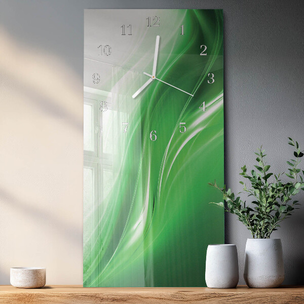 Horloge rectangulaire verticale Abstraction