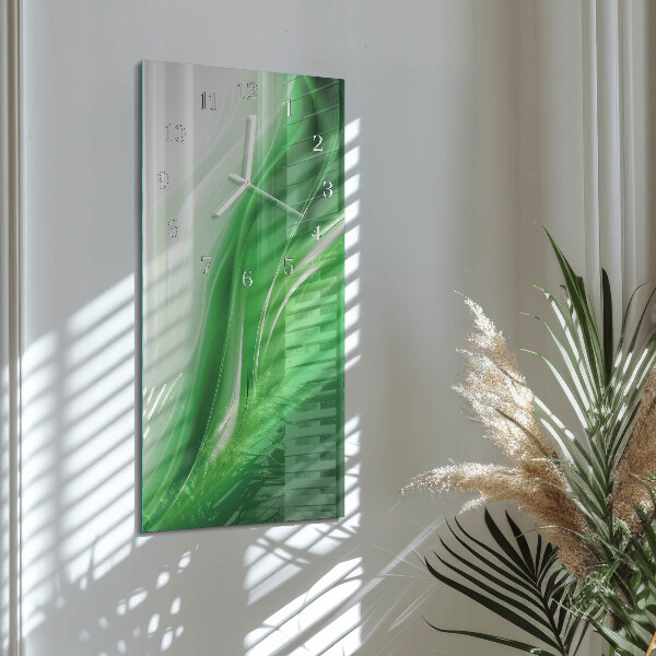 Horloge rectangulaire verticale Abstraction