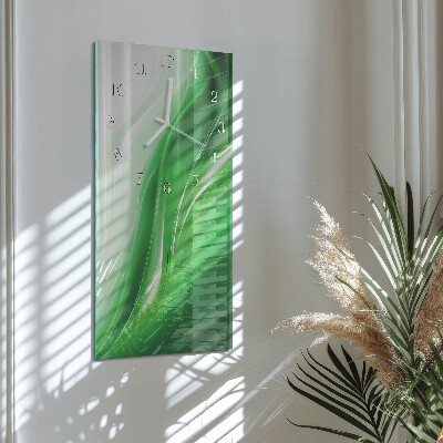 Horloge rectangulaire verticale Abstraction