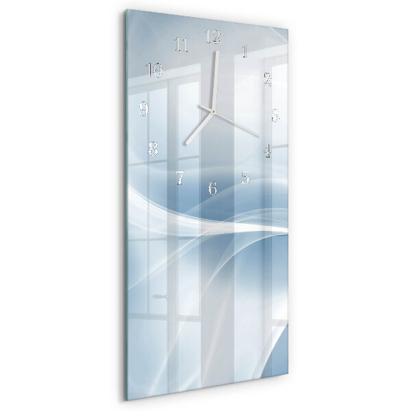 Horloge rectangulaire verticale Lignes abstraites
