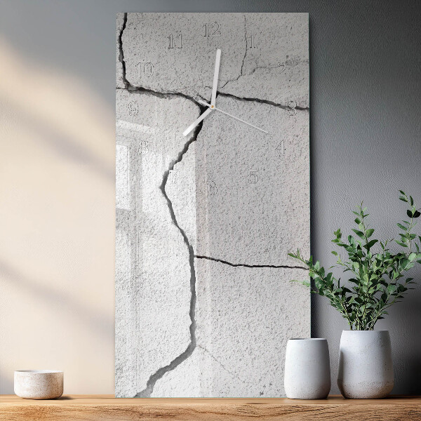 Horloge rectangulaire verticale Rupture