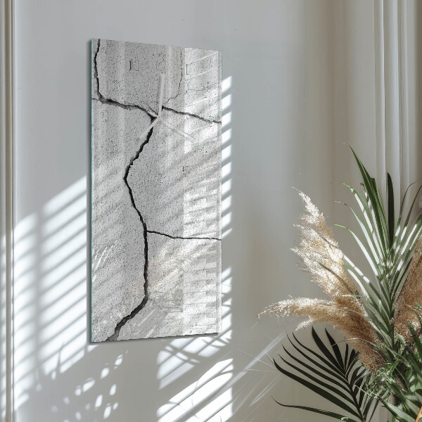 Horloge rectangulaire verticale Rupture