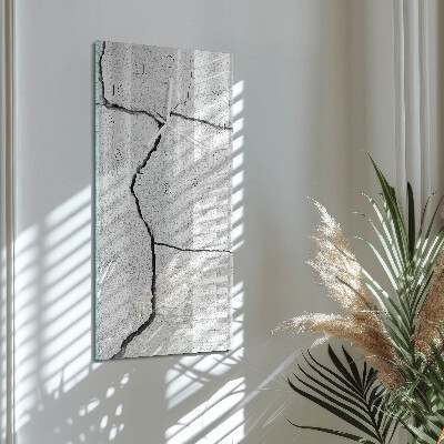 Horloge rectangulaire verticale Rupture