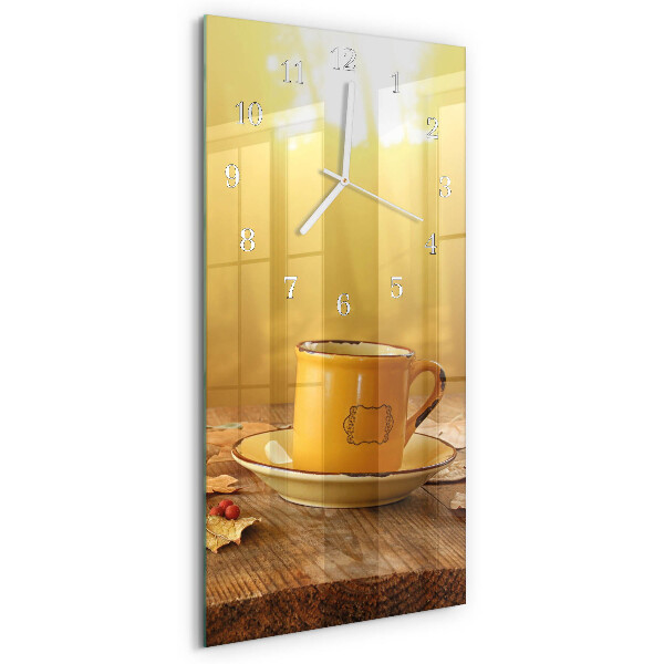 Horloge rectangulaire verticale Tasse