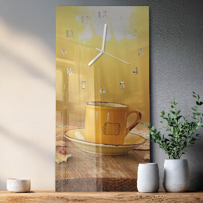 Horloge rectangulaire verticale Tasse
