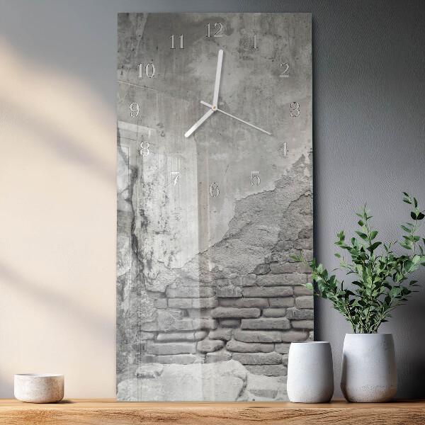 Horloge rectangulaire verticale Mur