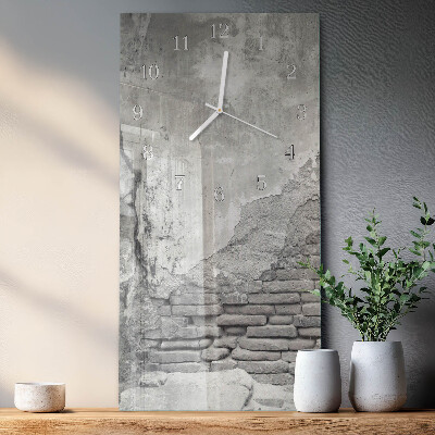 Horloge rectangulaire verticale Mur