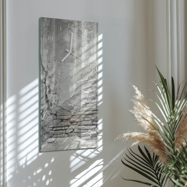 Horloge rectangulaire verticale Mur