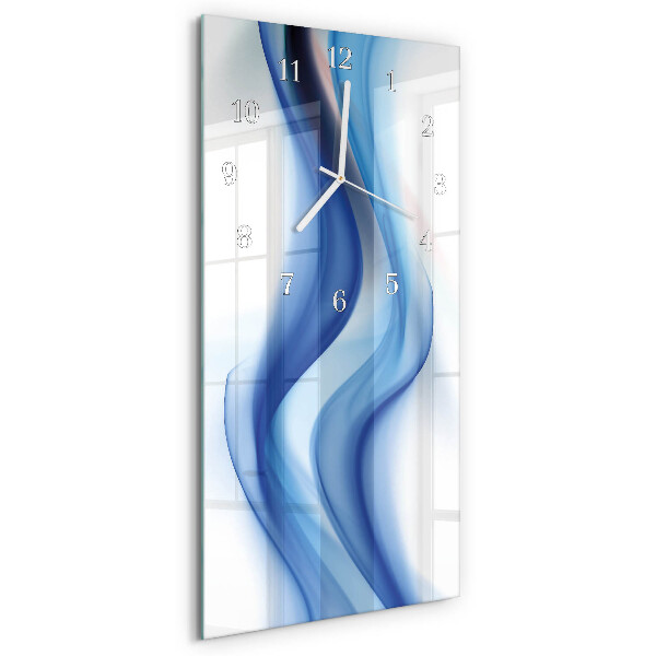 Horloge rectangulaire verticale Fumée abstraite