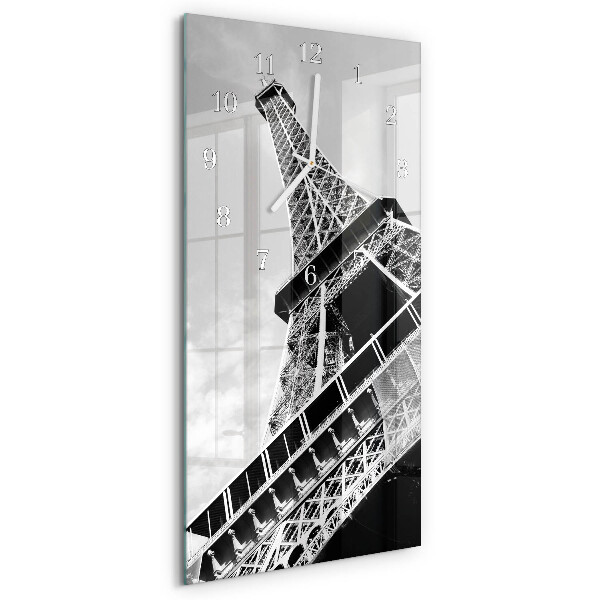 Horloge rectangulaire verticale Tour Eiffel