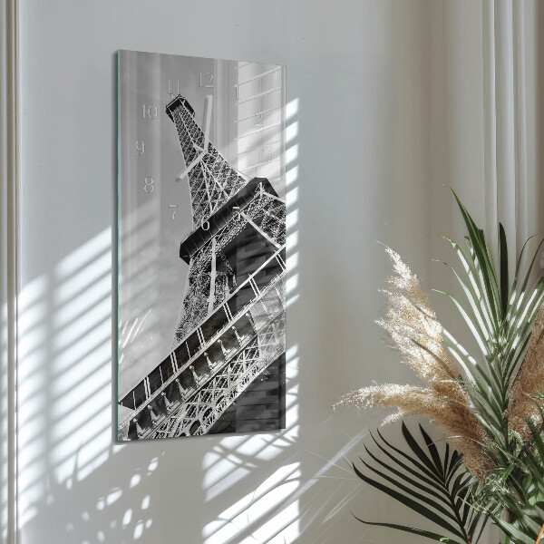 Horloge rectangulaire verticale Tour Eiffel