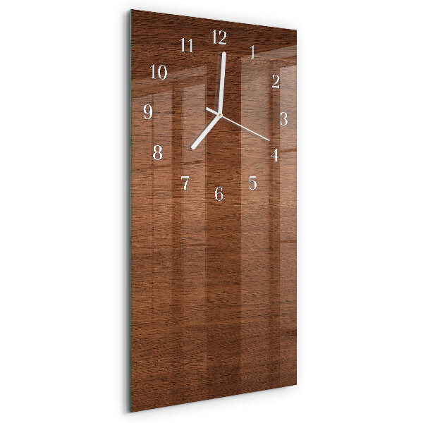 Horloge rectangulaire verticale Planches de bois