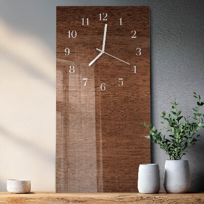 Horloge rectangulaire verticale Planches de bois
