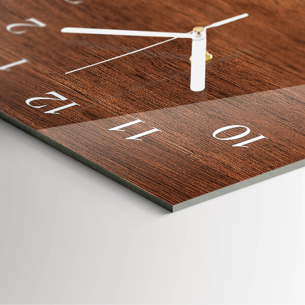 Horloge rectangulaire verticale Planches de bois