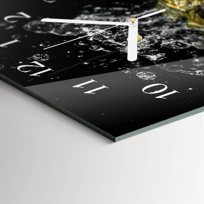 Horloge rectangulaire verticale Eau fruitée