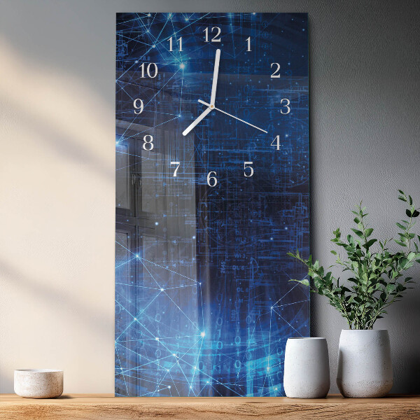 Horloge rectangulaire verticale Matrice