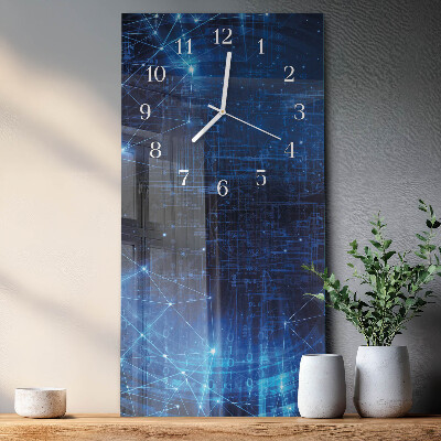 Horloge rectangulaire verticale Matrice