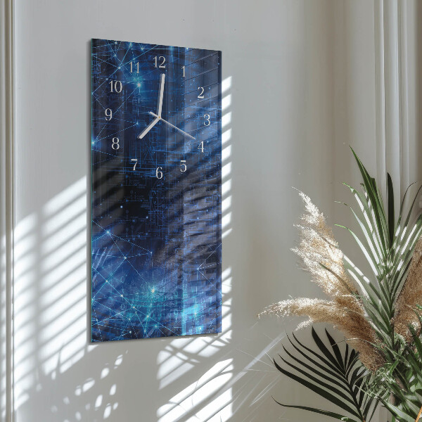 Horloge rectangulaire verticale Matrice