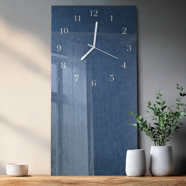 Horloge rectangulaire verticale Plaque