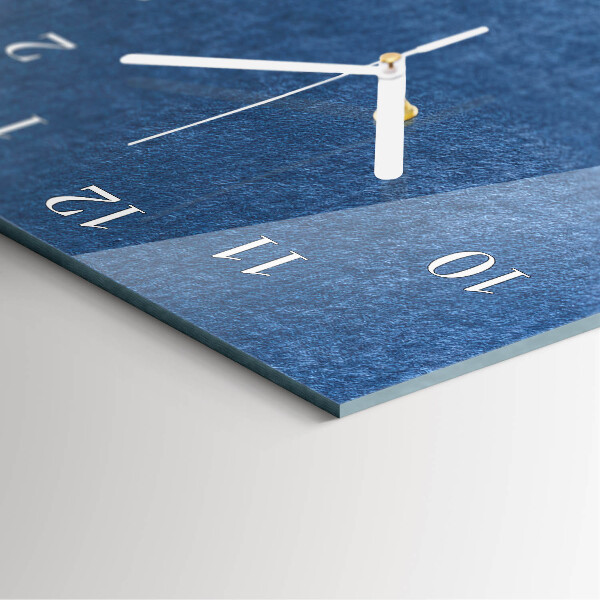 Horloge rectangulaire verticale Plaque