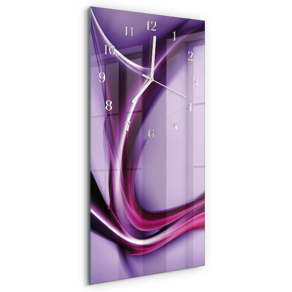 Horloge rectangulaire verticale Abstraction