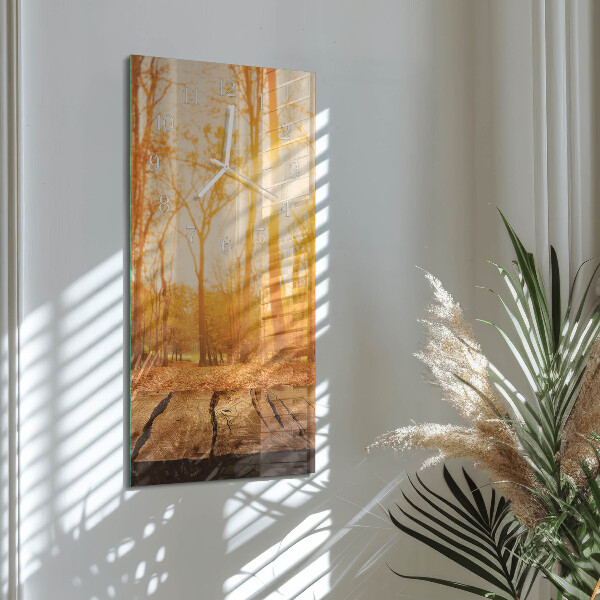 Horloge rectangulaire verticale Podium