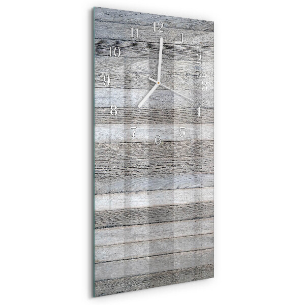 Horloge rectangulaire verticale Bois