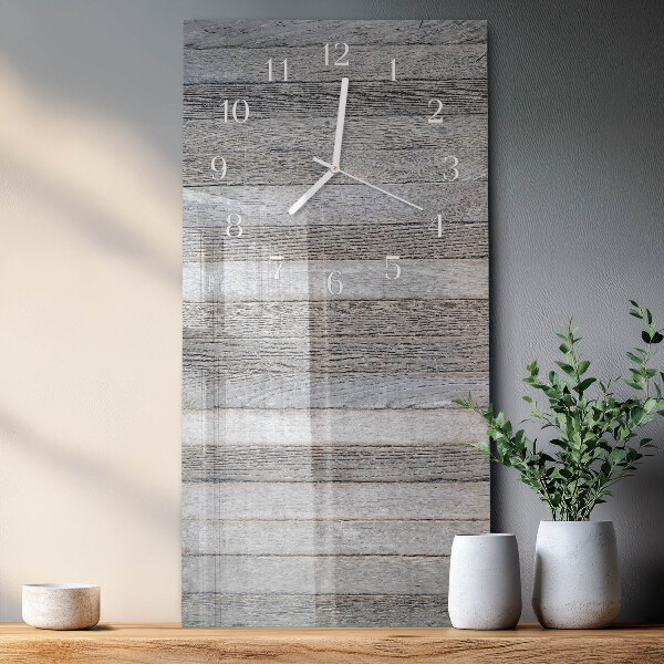 Horloge rectangulaire verticale Bois