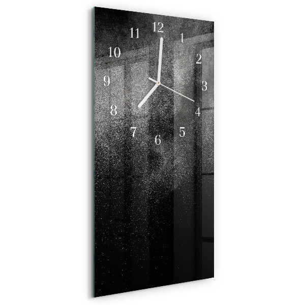 Horloge rectangulaire verticale Sable
