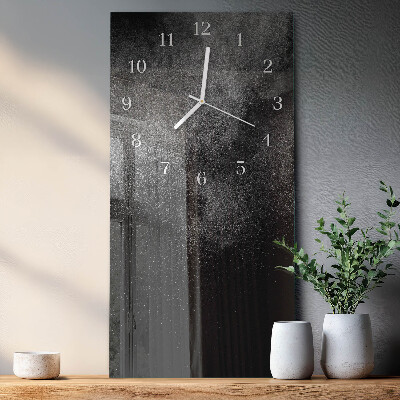Horloge rectangulaire verticale Sable