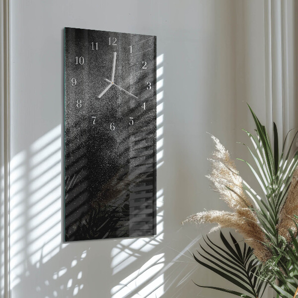 Horloge rectangulaire verticale Sable