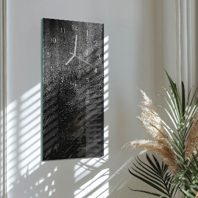 Horloge rectangulaire verticale Sable