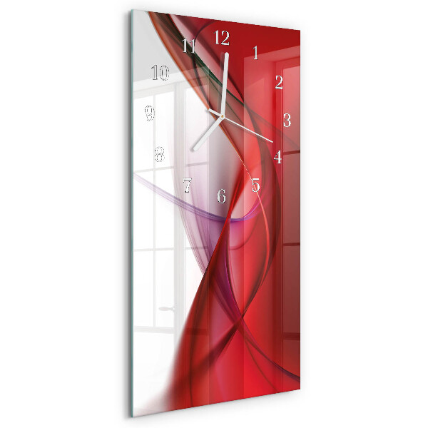Horloge rectangulaire verticale Abstraction